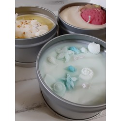 8oz Double-wick Soy Embed Candle Tin