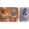 Boy and Girl Baby Diaper Cakes